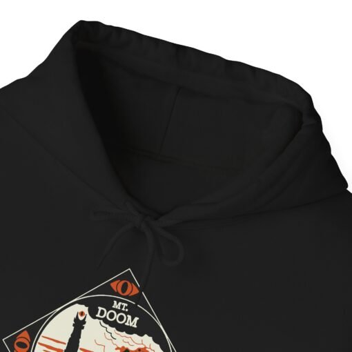 🔥 Mount Doom & Eye of Sauron Unisex Hoodie – Power, Style, and Shadow - Image 4