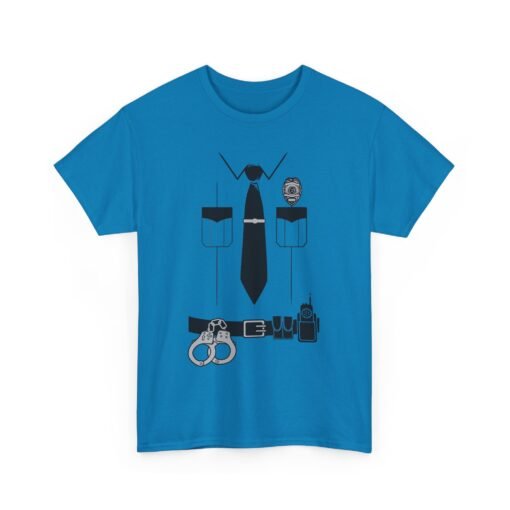 👮‍♂️🚓 Police Officer Costume Unisex T-Shirt – Serve, Protect, and Look Sharp - Image 21