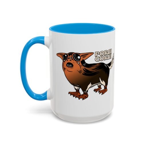 ☕🐶🐧✨ Porgi Corgi Color Accent Mug – Sip with Galactic Cuteness - Image 68