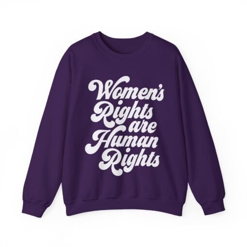 ✊💜 Women’s Rights Are Human Rights Unisex Sweatshirt – Speak Up. Stay Warm. - Image 13