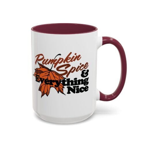 🎃☕ Pumpkin Spice & Everything Nice Accent Mug – Sip into Autumn - Image 30