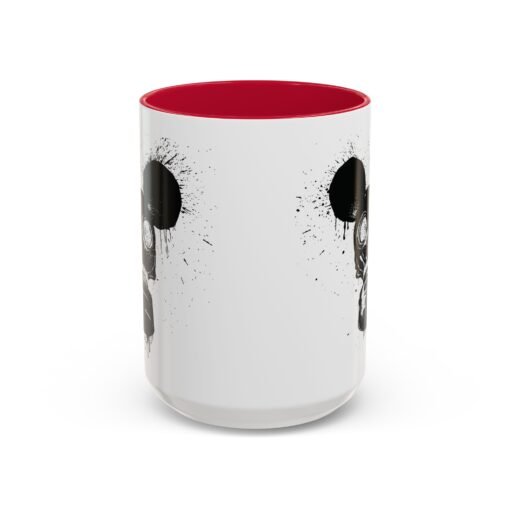 🐭☣️ Gas Mask Mouse Accent Mug – Sip with a Side of Strange - Image 85