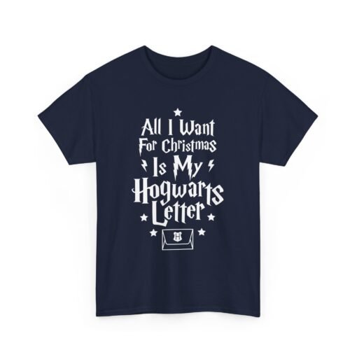 🧙‍♂️🎄 All I Want for Christmas Is My Hogwarts Letter Unisex T-Shirt – A Magical Holiday Wish - Image 18