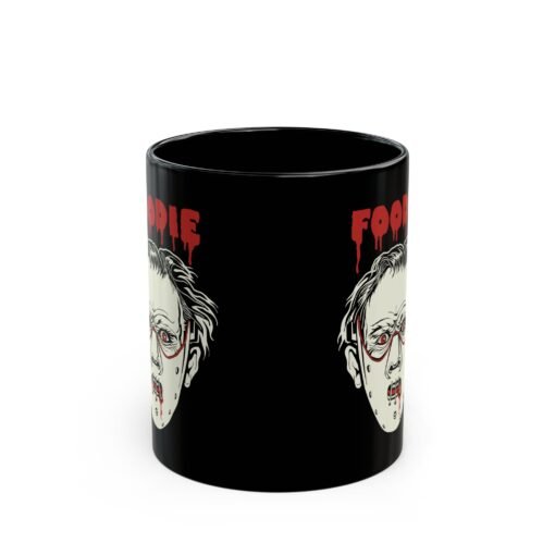 ☕ "Foodie" Black Mug – Sip with a Taste for the Twisted - Image 3