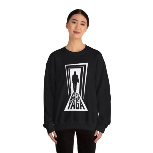 🖤🔫 Baba Yaga Unisex Sweatshirt – Fear the Shadow - Image 3