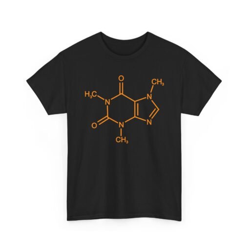 ☕🧪 Caffeine Molecule Unisex T-Shirt – Fuel Your Brain in Style - Image 11
