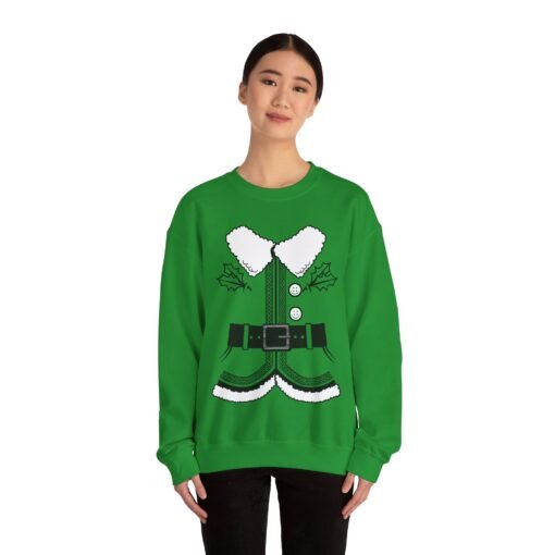 🧝‍♂️❄️ Elf Tunic Costume Unisex Sweatshirt – Cozy Cheer in Full Costume Gear - Image 2