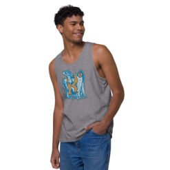 Alternative view of 🦅 House of Eagle Men’s Premium Tank Top – Wear Your Wisdom