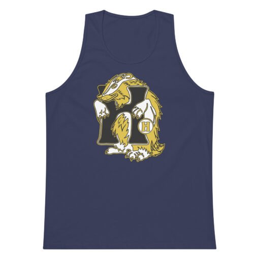 🦡💛 House of Badger Men’s Premium Tank Top – Strength, Loyalty, and Laid-Back Style - Image 19