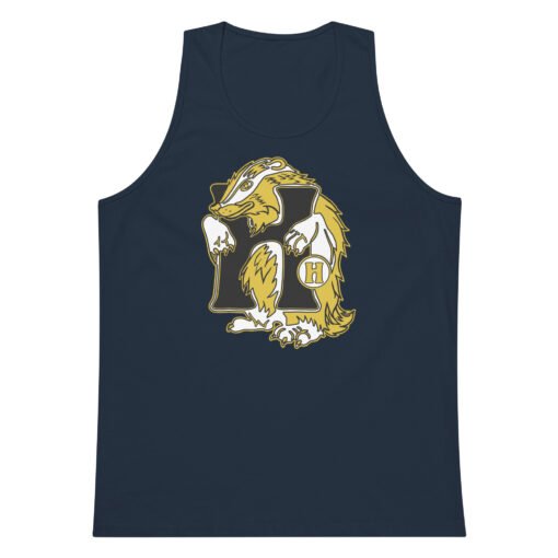 🦡💛 House of Badger Men’s Premium Tank Top – Strength, Loyalty, and Laid-Back Style - Image 15
