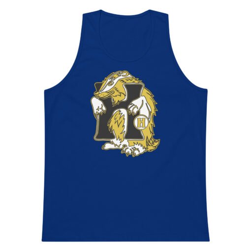 🦡💛 House of Badger Men’s Premium Tank Top – Strength, Loyalty, and Laid-Back Style - Image 11