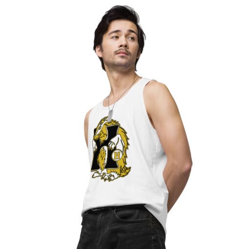 🦡💛 House of Badger Men’s Premium Tank Top – Strength, Loyalty, and Laid-Back Style - Image 7