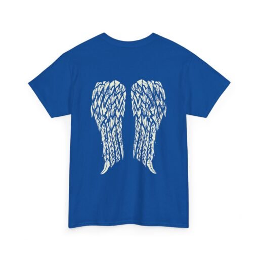 🖤👼 Gothic Angel Wings Unisex T-Shirt – Dark Grace from Behind - Image 15