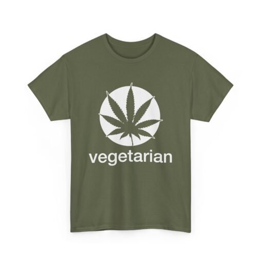 🌿🥦 Vegetarian Unisex T-Shirt – Powered by Plants (Sort Of) - Image 13