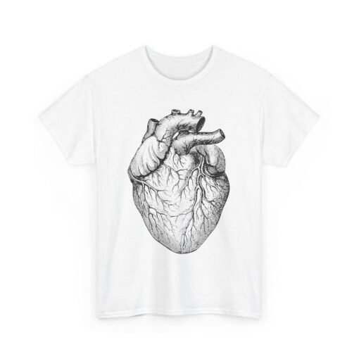 Wear Your Heart (Literally) – Unisex Anatomical Heart T-Shirt - Image 10