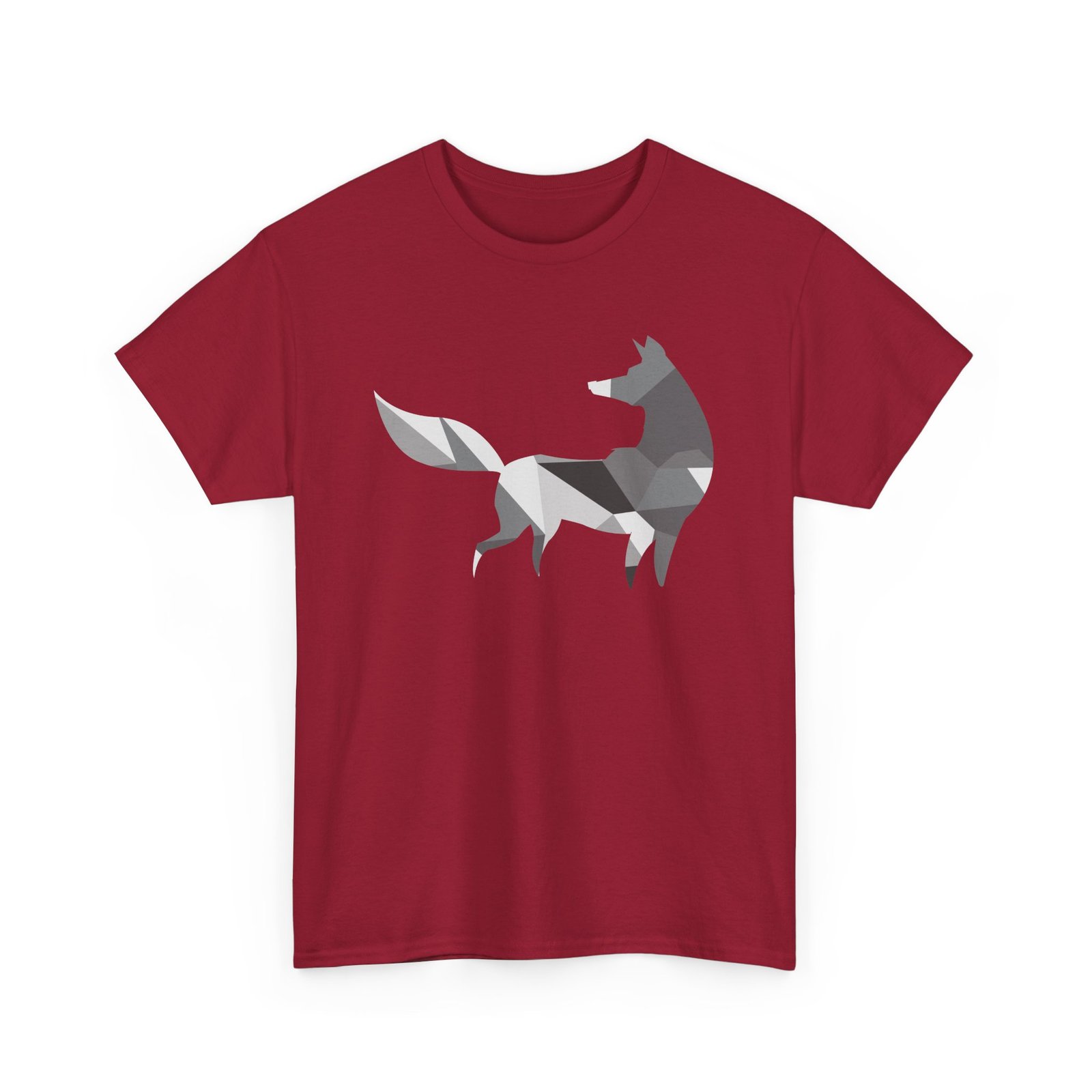 πΊπ· Polygon Grey Wolf Unisex T-Shirt β Wild Spirit, Modern Edge - Image 21