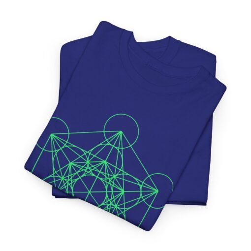 Metatron's Cube Diagram | Unisex | Heavy Cotton | T-Shirt | Math | Geometry - Image 2