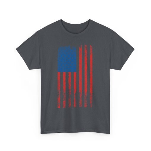 🇺🇸🖤 Distressed American Flag Unisex T-Shirt – Worn, Weathered, Proud - Image 18