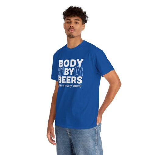 🍻💪 Body By Beers Unisex T-Shirt – Fueled by Foam & Fun - Image 4