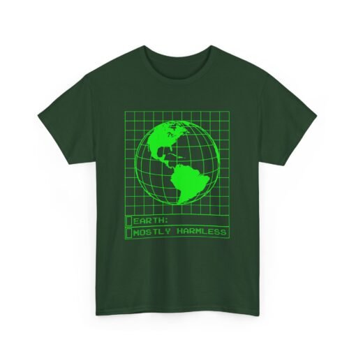 Mostly Harmless – Unisex Earth Retro Computer Tee - Image 15