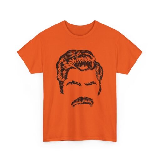 Ron Swanson Mustache Power – Unisex T-Shirt - Image 14