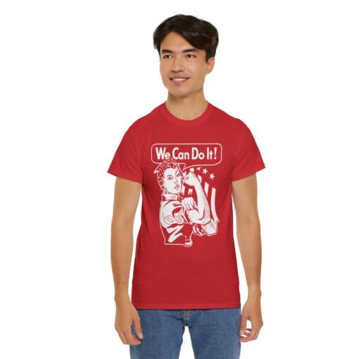 💪🌟 We Can Do It! Unisex T-Shirt – Classic Strength, Timeless Style - Image 6
