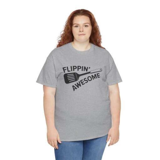 🍳👕 Flippin’ Awesome Unisex T-Shirt – Serve Looks & Laughs - Image 5