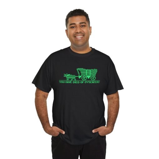 You Have Died of Dysentery – Unisex Retro Gamer T-Shirt - Image 4