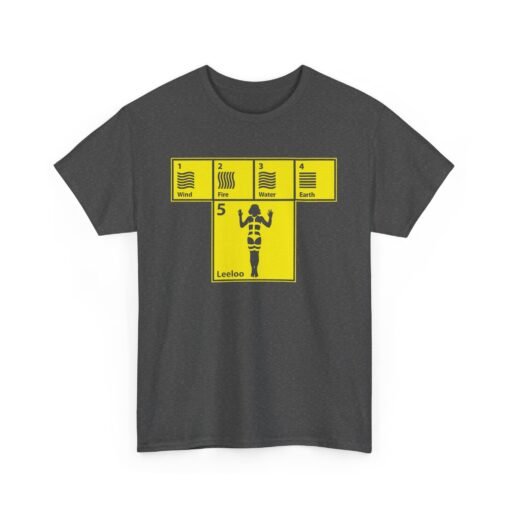 🌪️🌊🔥🌍✨ Elemental Chart Unisex T-Shirt – Wind, Water, Fire, Earth... and Leeloo - Image 16