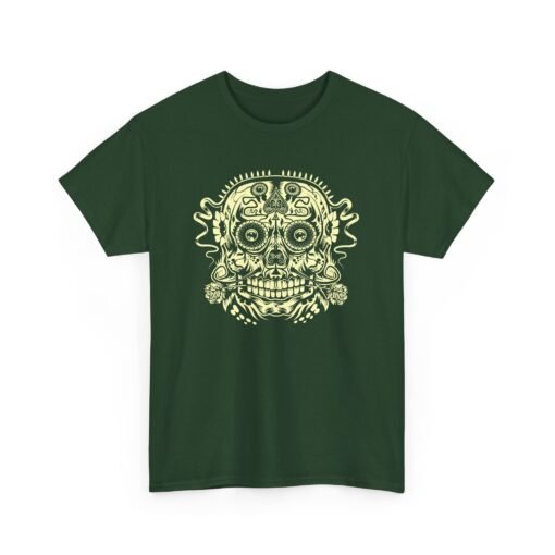 Ace of Spades Sugar Skull Unisex T-Shirt – Bold & Badass - Image 13
