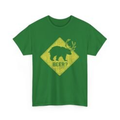 🐻🦌 “Beer?” Unisex T-Shirt – The Elusive Beear Awaits