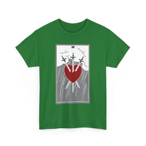 🖤🔮 Three of Swords Unisex T-Shirt – Heartbreak Meets Mysticism - Image 12