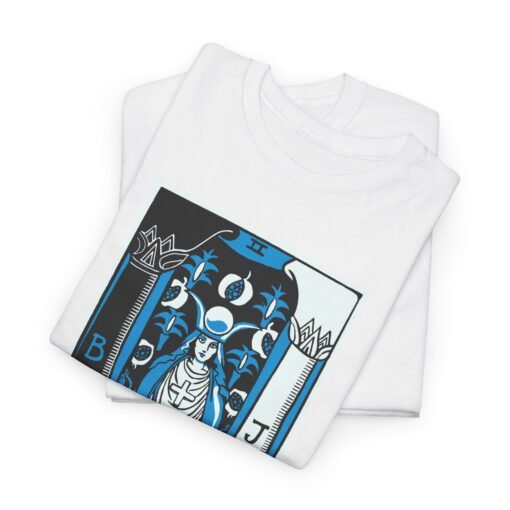 🌙🔮 The High Priestess Tarot Card Unisex T-Shirt – Channel Inner Wisdom - Image 2