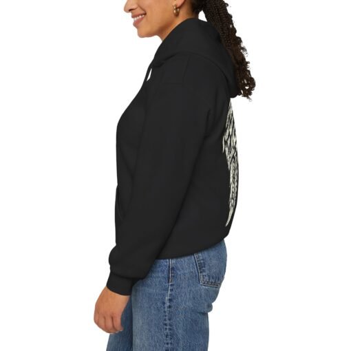 Gothic Angel Wings Unisex Hoodie – Dark & Divine - Image 6
