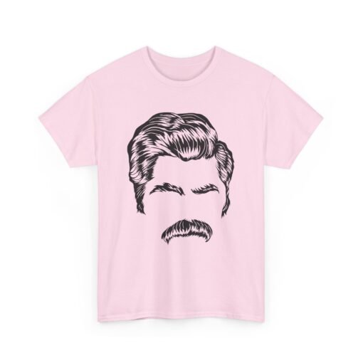 Ron Swanson Mustache Power – Unisex T-Shirt - Image 20