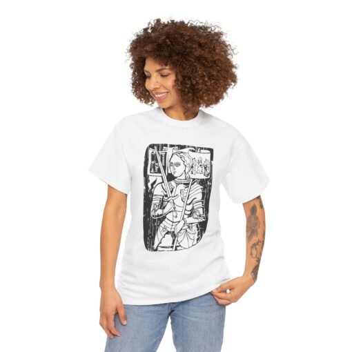 🛡️🔥 Joan of Arc Unisex T-Shirt – Courage, Faith, and Fierce Vibes - Image 4