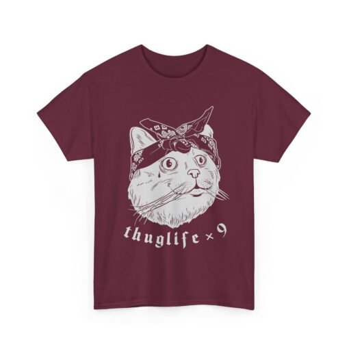😼🎤 Thuglife x9 Unisex T-Shirt – Street Smarts, Cat Style - Image 10