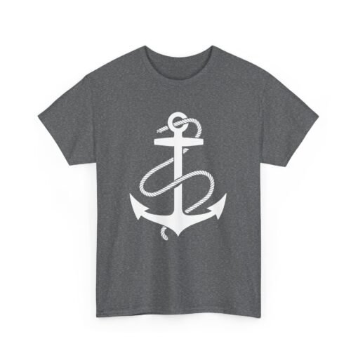 Anchored in Style – Unisex Nautical Anchor Tee - Image 16