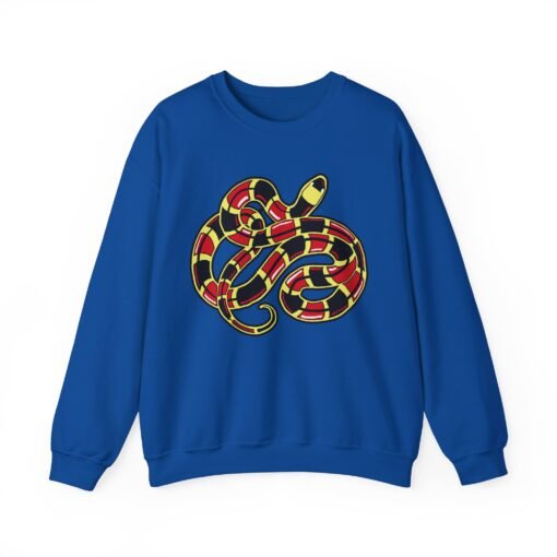 Curled Coral Snake Unisex Sweatshirt – Striking Wildlife Style - Image 16