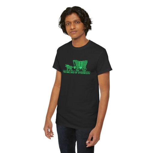 You Have Died of Dysentery – Unisex Retro Gamer T-Shirt - Image 5