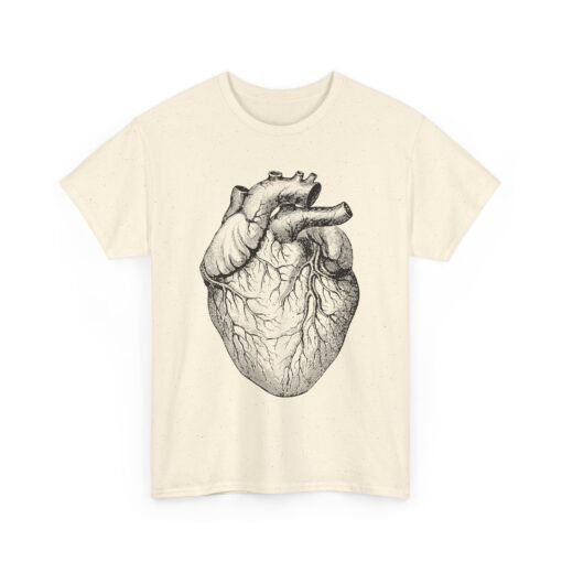 Wear Your Heart (Literally) – Unisex Anatomical Heart T-Shirt - Image 13