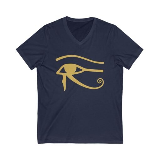 Eye of Horus Unisex V-Neck T-Shirt – Ancient Symbol, Modern Edge