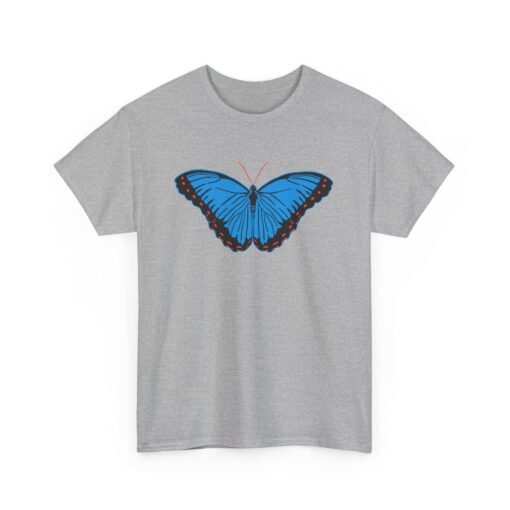 🦋💙 Blue Morpho Butterfly Unisex T-Shirt – Nature’s Radiance in Flight