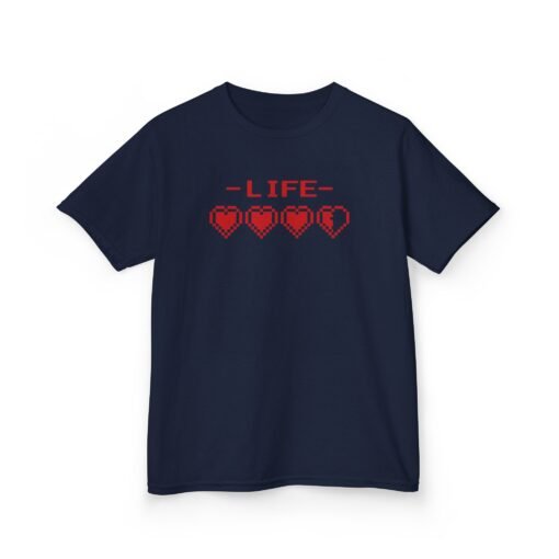 "Life" Kids T-Shirt – Retro Gamer Style - Image 7