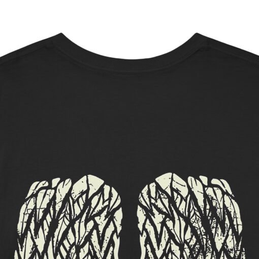 🖤👼 Gothic Angel Wings Unisex T-Shirt – Dark Grace from Behind - Image 9