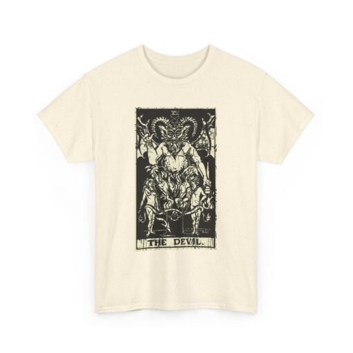 😈🃏 The Devil Tarot Card Unisex T-Shirt – Embrace the Shadows in Style - Image 14