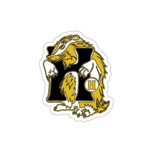 🦡💛 House of Badger Outdoor Sticker – Stick with Loyalty - Image 4