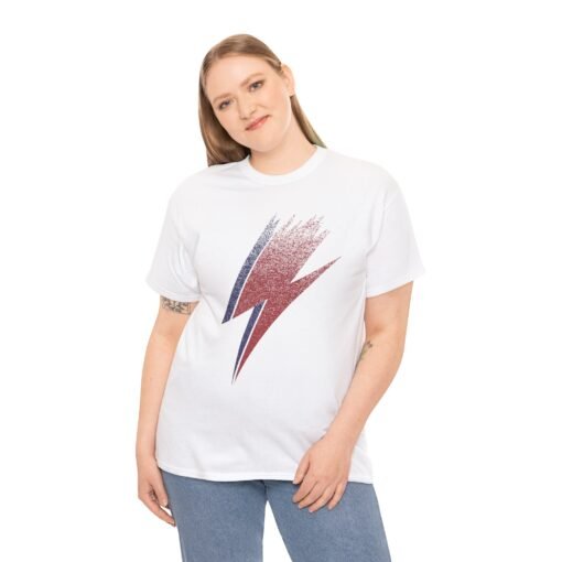 ⚡🎸 Starman Vibes Unisex T-Shirt – Lightning Bolt Legacy - Image 4