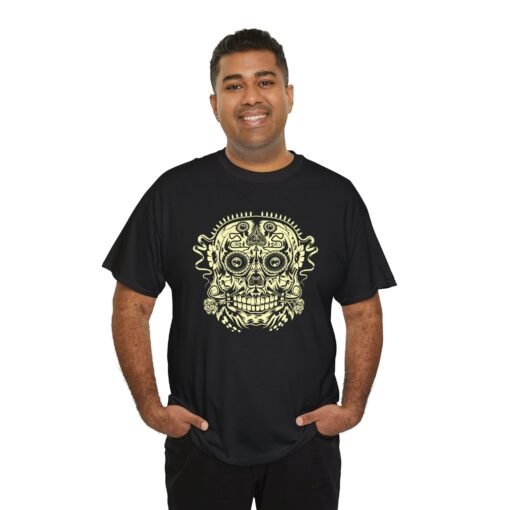 Ace of Spades Sugar Skull Unisex T-Shirt – Bold & Badass - Image 6