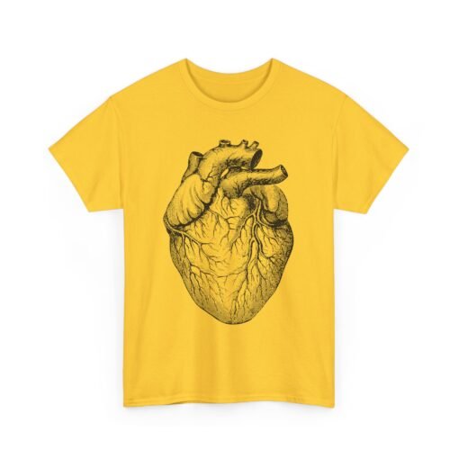 Wear Your Heart (Literally) – Unisex Anatomical Heart T-Shirt - Image 14